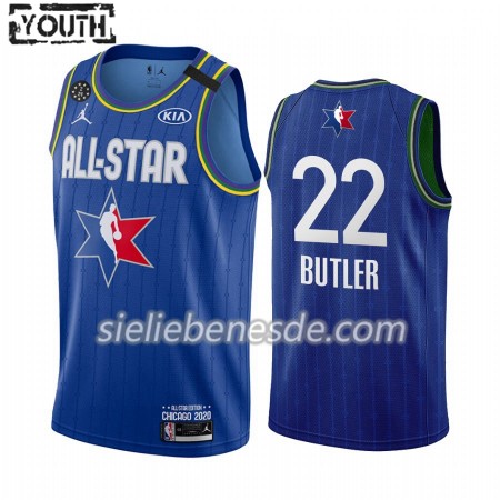 Kinder NBA Miami Heat Trikot Jimmy Butler 22 2020 All-Star Jordan Brand Blau Swingman